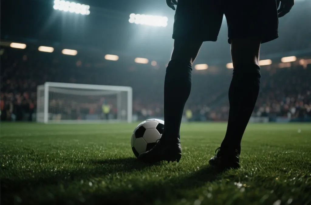 淘汰赛紧张氛围与点球大战的视觉占位图